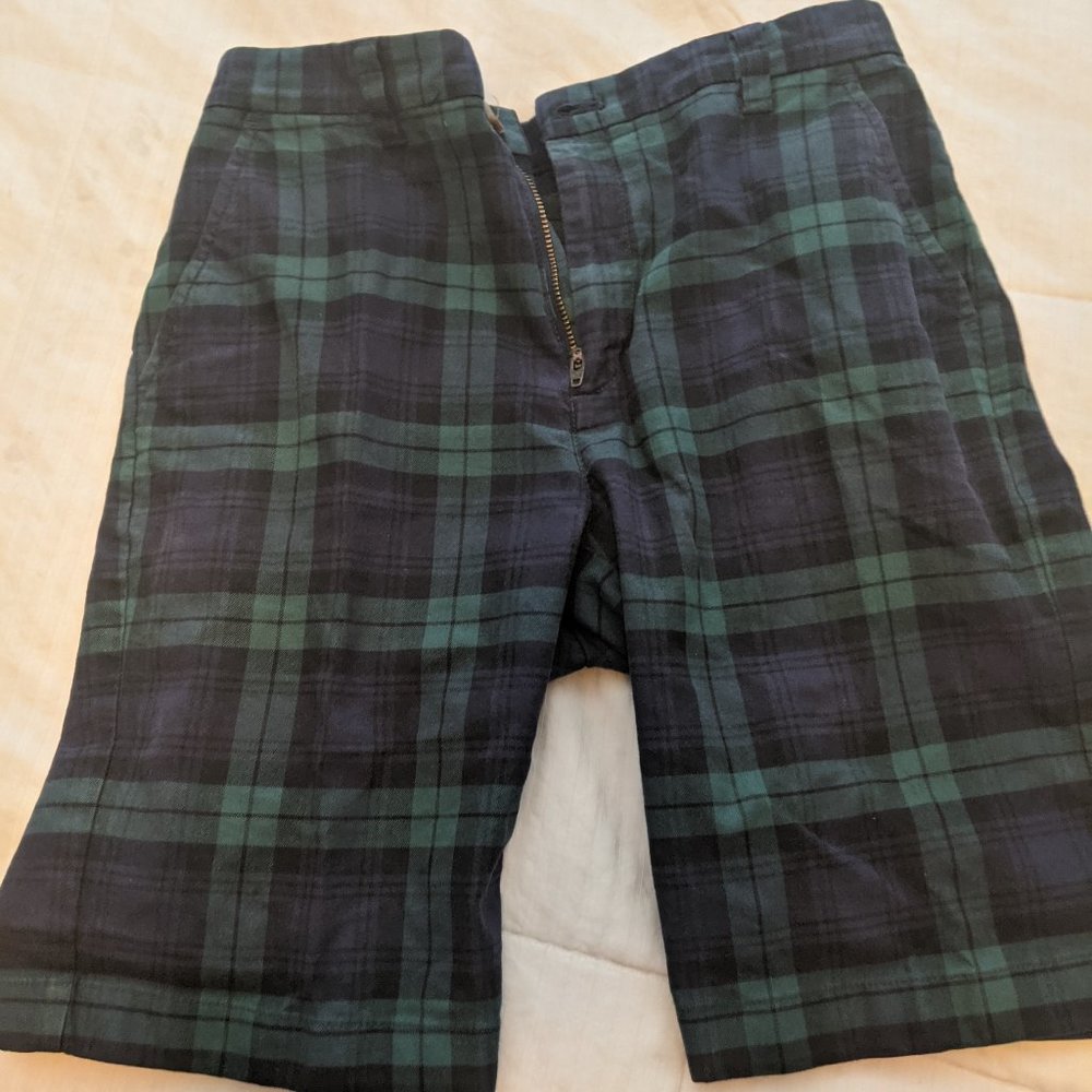 Boys Blackwatch Plaid Shorts sz 14 Vineyard Vines